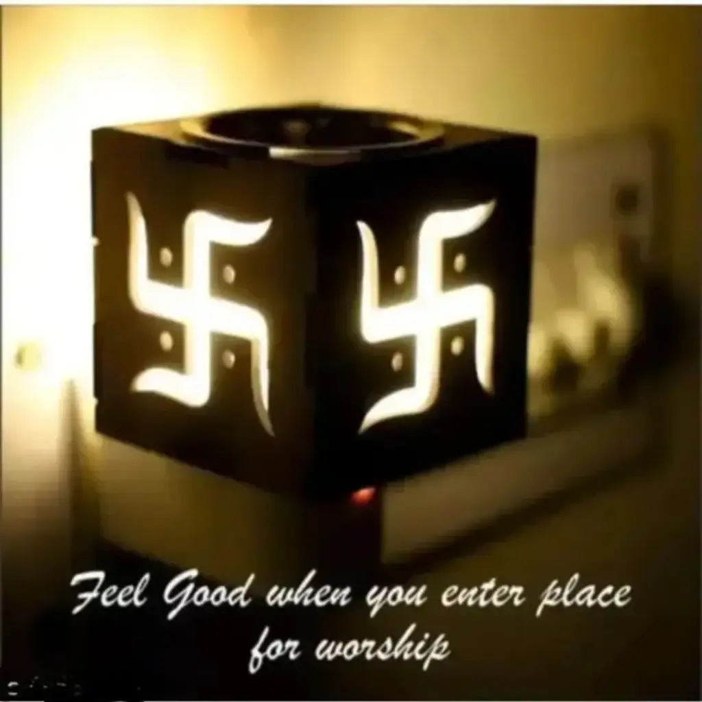 Swastik night Lamp
